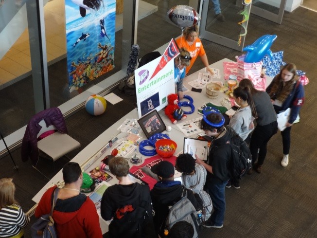 Students at a Previous Reality Fair