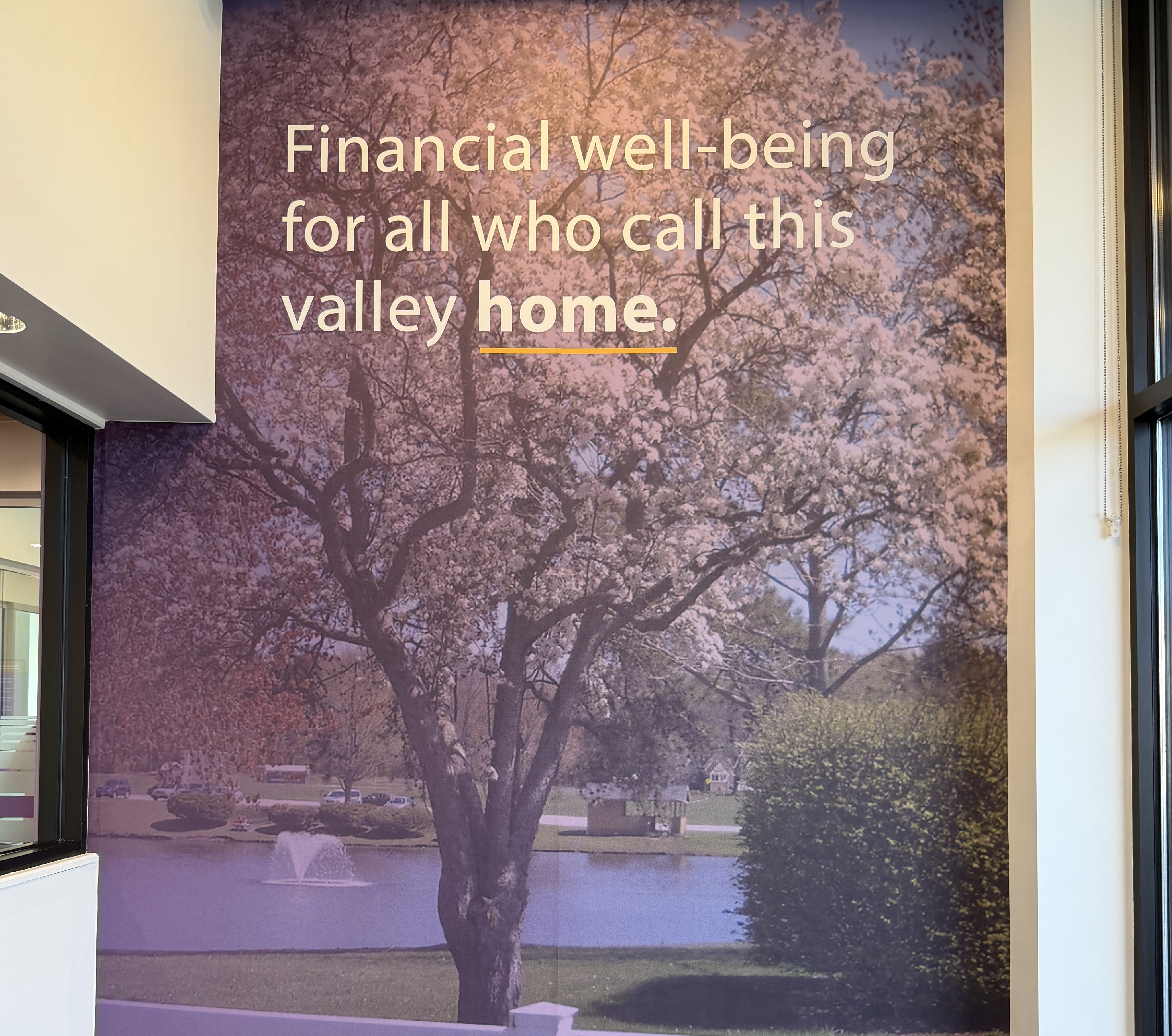 mural at East Longmeadow branch