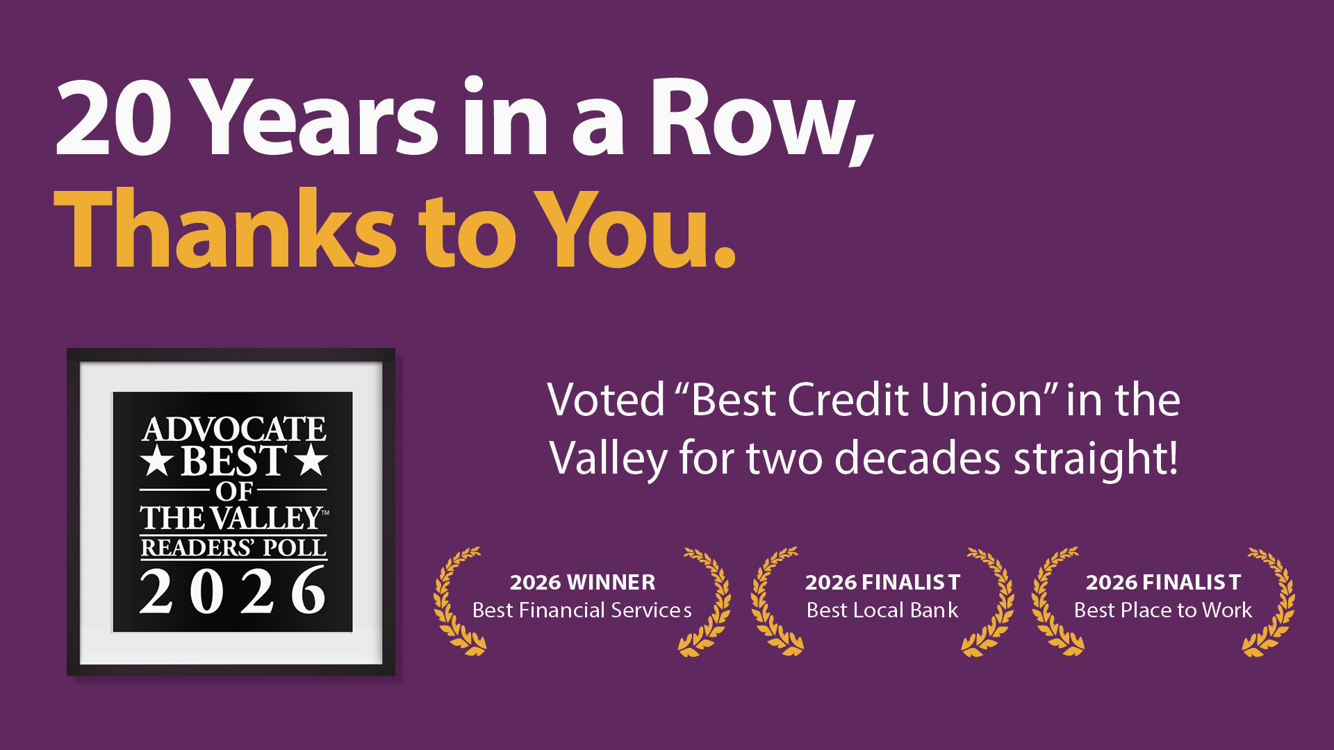 Best of the Valley Thank You