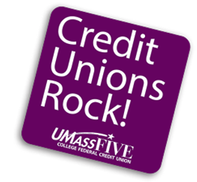 Credit Unions Rock! Bumper Sticker